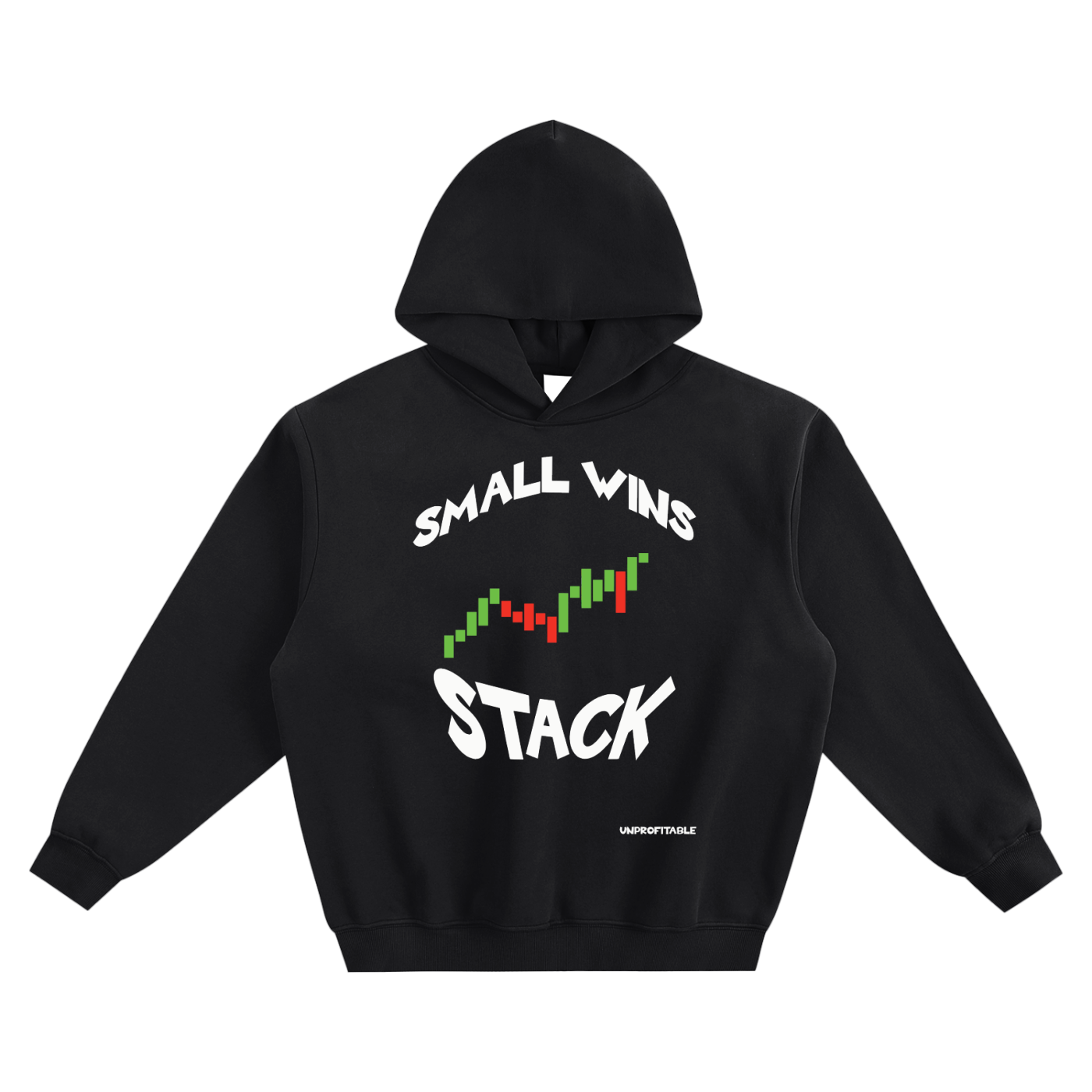 Small Wins Stack Box Hoodie