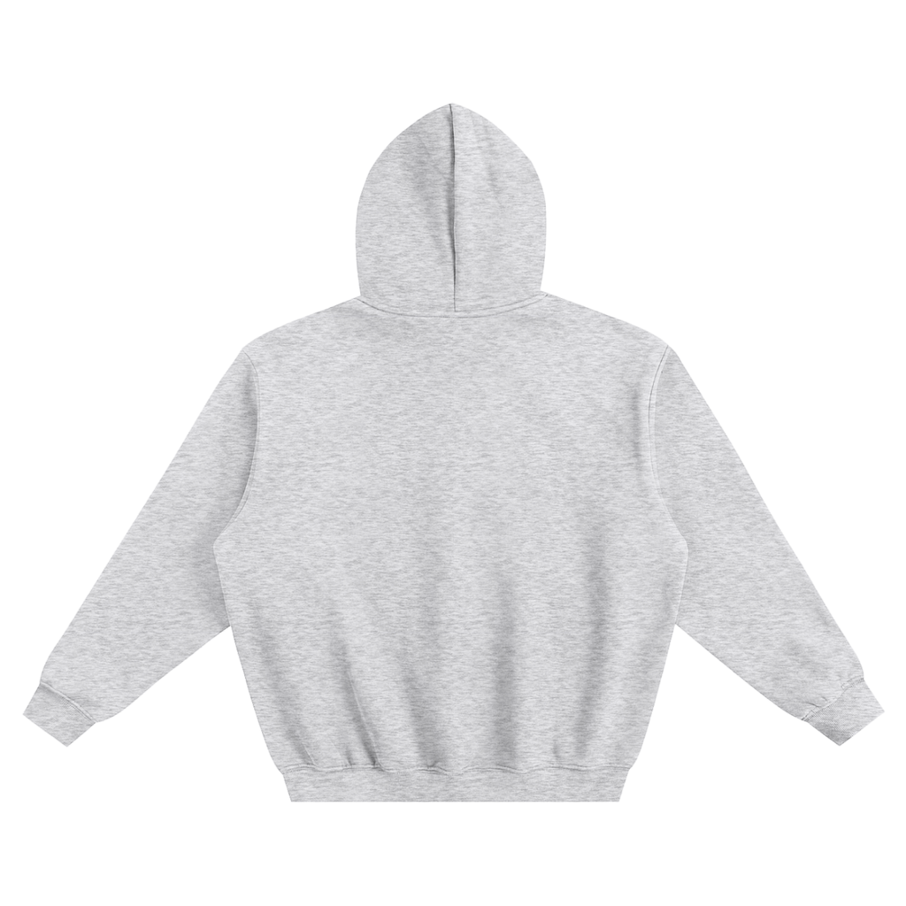 Unprofitable Graffiti Fleeced Boxy Hoodie
