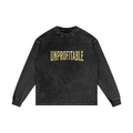 Unprofitable Acid Wash Oversize Long Sleeve T-Shirt