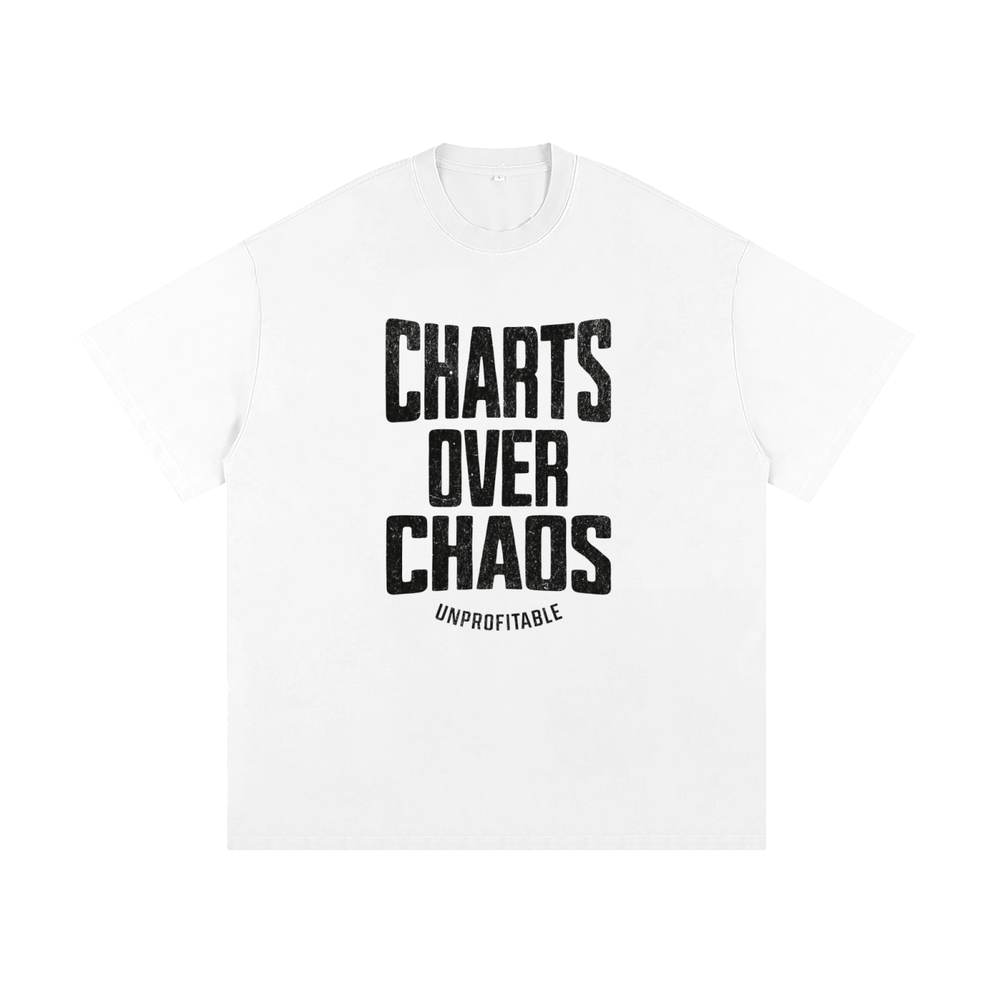 Charts Over Chaos Heavyweight Loose Fit T-Shirt