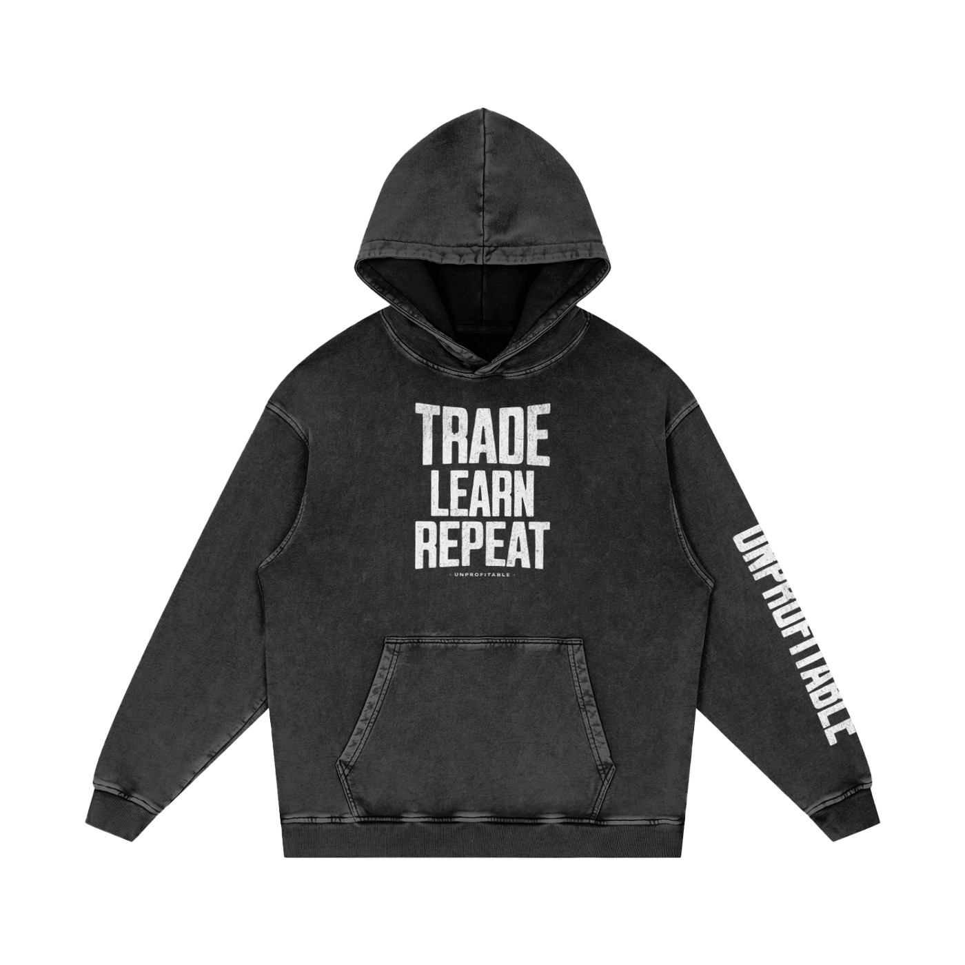 Trade Learn Repeat Snow Washed Hoodie