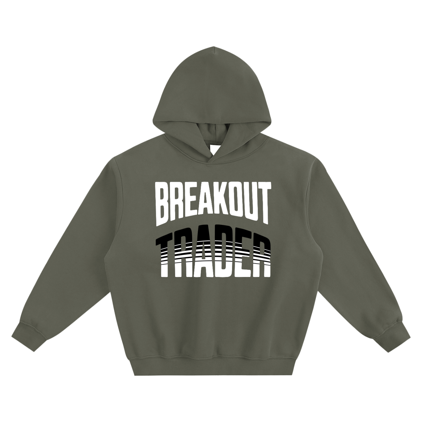 Breakout Trader Fleeced Boxy Hoodie