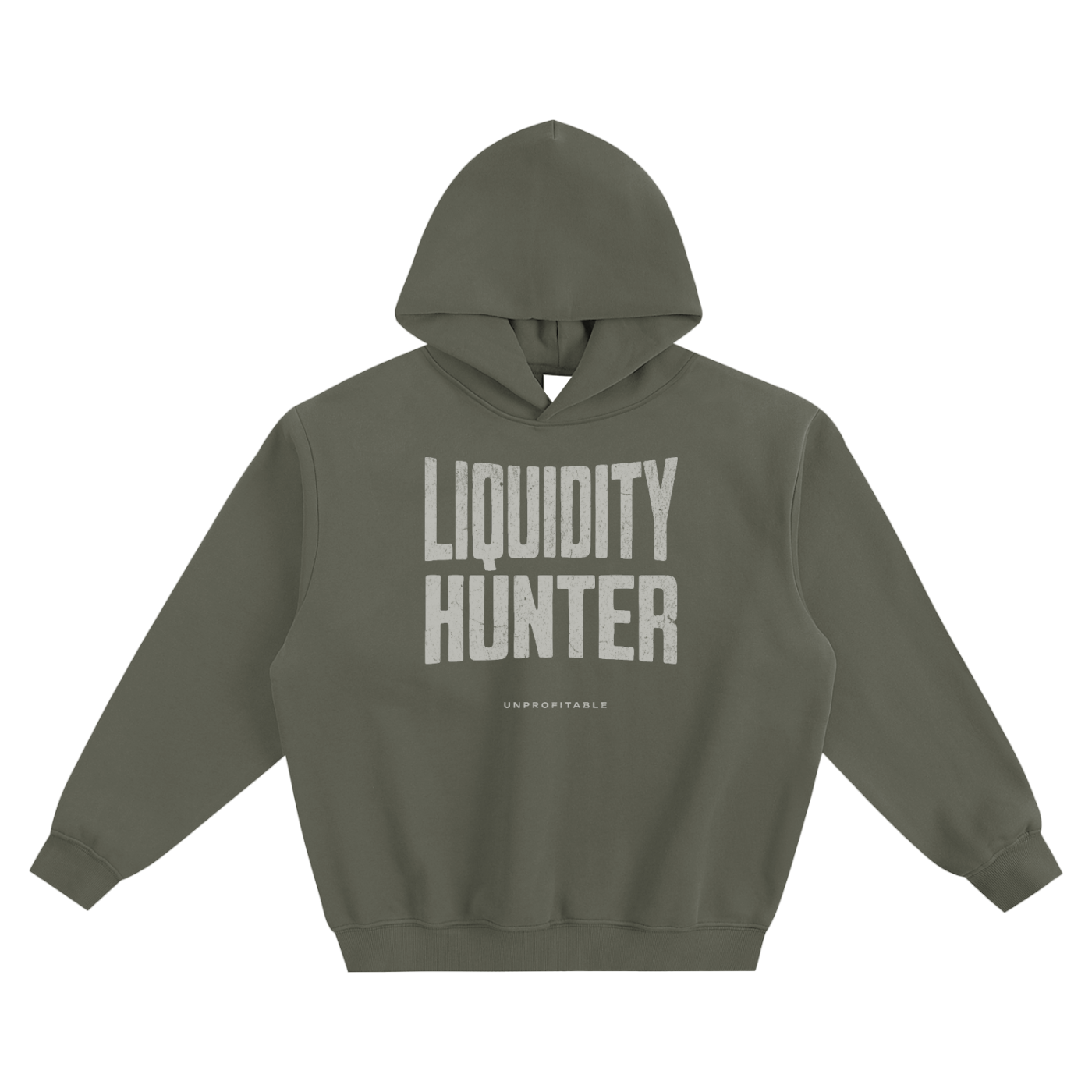 Liquidity Hunter Fleeced Boxy Hoodie
