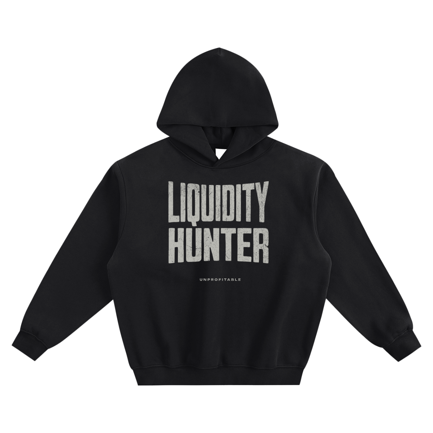 Liquidity Hunter Fleeced Boxy Hoodie