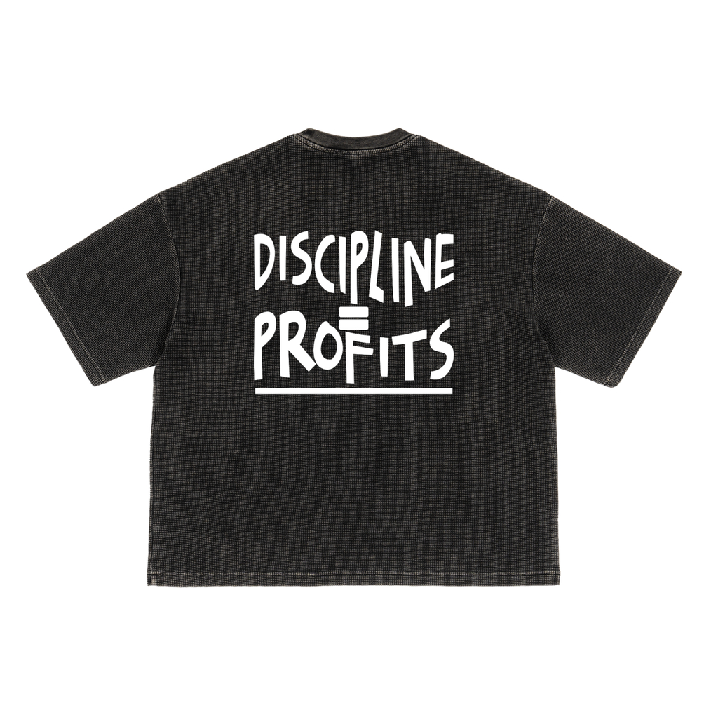 Textured Waffle Washed Boxy T-Shirt