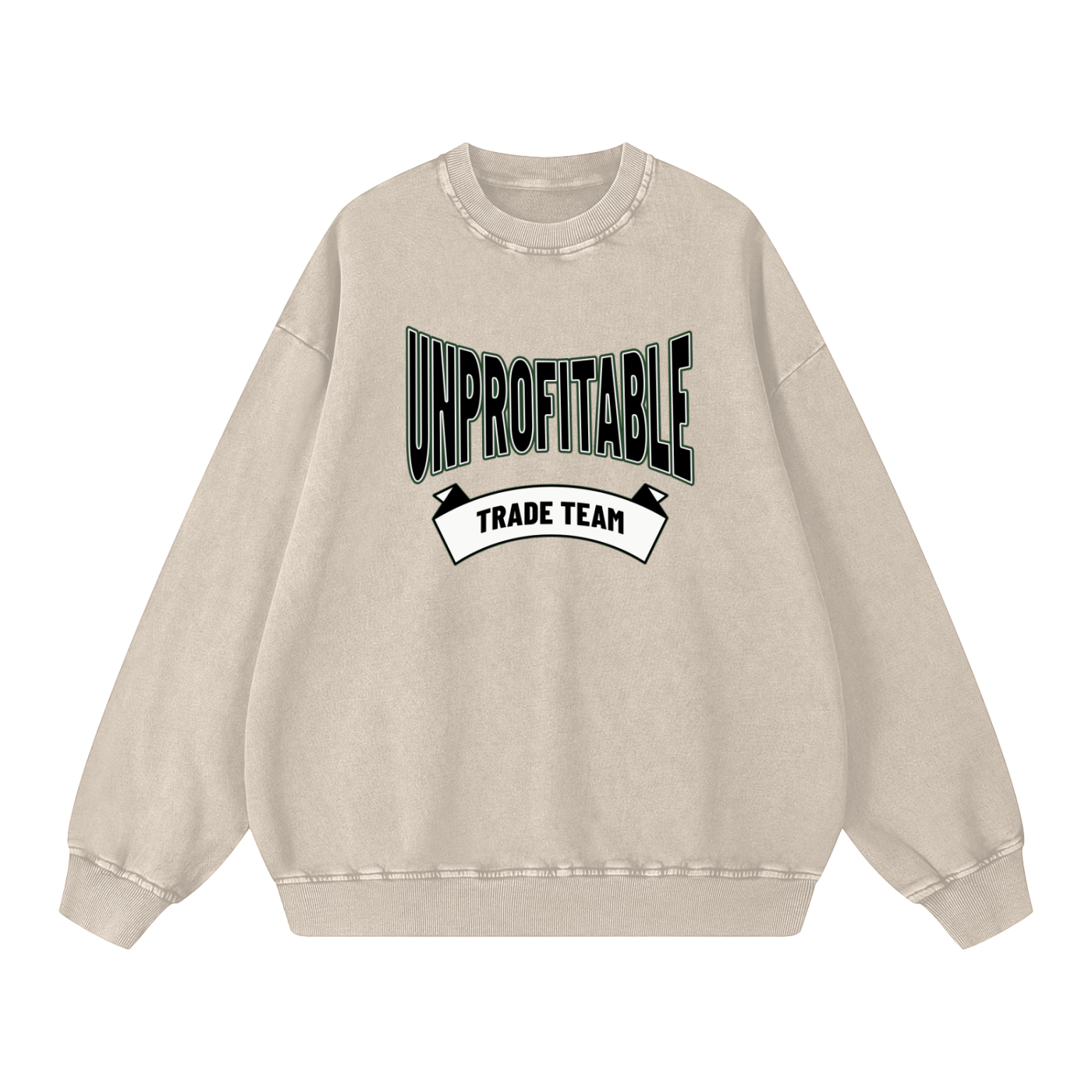 Snow Washed Oversized Sweatshirt